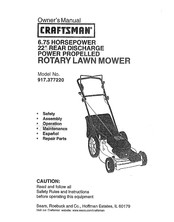 Sears CRAFTSMAN 917.377220 Manual Del Propietário