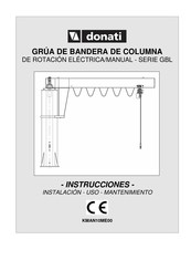 Donati GBL Serie Instrucciones De Instalación, Uso Y Mantenimiento