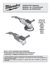 Milwaukee 6065 Manual Del Operador