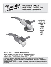 Milwaukee 6065-6 Manual Del Operador