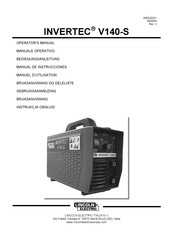 Lincoln Electric INVERTEC V140-S Manual De Instrucciones