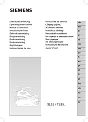 Siemens TS25 Serie Instrucciones De Uso