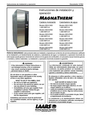 Laars MAGNATHERM MGH2500 Instrucciones De Instalación Y  Operación