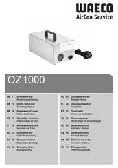 Waeco OZ 1000 Instrucciones De Uso