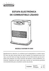 kayami FH 3000 Manual De Usuario