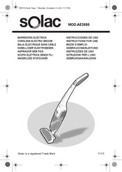 SOLAC AE2550 Instrucciones De Uso