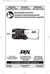 Skil 7313 Instrucciones De Funcionamiento Y Seguridad