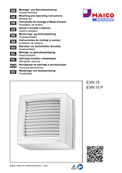 Maico EVN 15 Instrucciones De Montaje