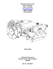 Dixie Triplex MSI TI-600 HP Manual Tecnico