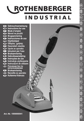 Rothenberger Industrial 1500000041 Instrucciones De Uso