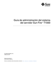 Sun Fire T1000 Guía De Administración