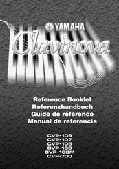 Yamaha Clavinova CVP-109 Manual De Referencia