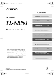 Onkyo TX-NR901 Manual De Instrucciones