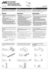 JVC KD-ADV6580 Manual De Instalación/Conexion