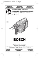 Bosch 11524 Instrucciones De Funcionamiento Y Seguridad