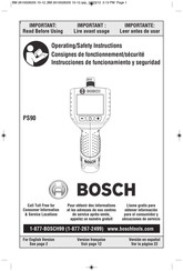 Bosch PS90 Instrucciones De Funcionamiento Y Seguridad