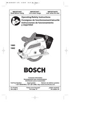 Bosch 1662 Instrucciones De Funcionamiento Y Seguridad