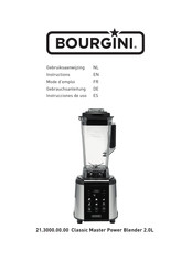 Bourgini 21.3000.00.00 Instrucciones De Uso