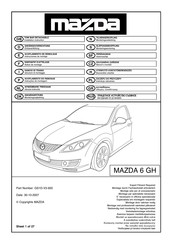 Mazda GS1D-V3-920 Instrucciones De Montaje