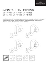 Villeroy & Boch 20 722 956 Instrucciones De Montaje