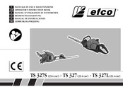 Efco TS 327L Manual De Instrucciones