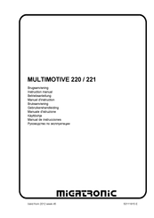 Migatronic MULTIMOTIVE 221 Manual De Instrucciones