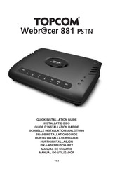 Topcom Webr@cer 881 PSTN Manual De Usuario