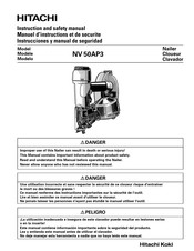 Hitachi NV 50AP3 Instrucciones Y Manual De Seguridad