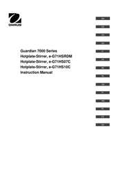 OHAUS Guardian 7000  e-G71HS10C Manual De Instrucciones