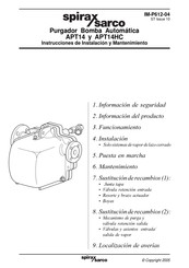 Spirax Sarco APT14HC Instrucciones De Instalación Y Mantenimiento