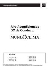 Mundoclima MUCR 12 HF Manual De Instalación