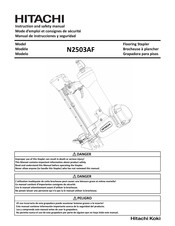 Hitachi N2503AF Manual De Instrucciones Y Seguridad