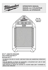 Milwaukee M12 2592-20 Manual Del Operador