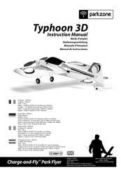 ParkZone Charge-and-Fly Park Flyer Typhoon 3D Plug-N-Play Manual De Instrucciones