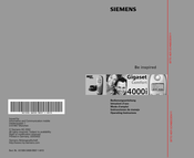 Siemens Gigaset Comfort 4000i Instrucciones De Manejo