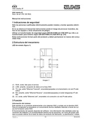 Jung IPS 100 REG Manual De Instrucciones