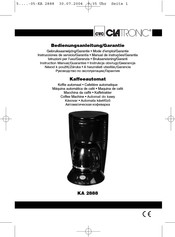 Clatronic KA 2888 Instrucciones De Servicio