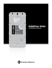 Franklin Electric SubDrive Solar Manual De Instrucciones