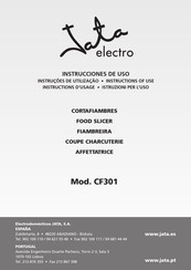 Jata electro CF301 Instrucciones De Uso