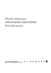 Alienware AW3418HW Guia Del Usuario