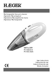 HAEGER PV-40G.002A Instrucciones De Uso