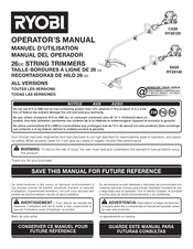 Ryobi SS26 Manual Del Operador