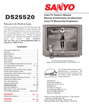 Sanyo DS25520 Manual Del Propietário