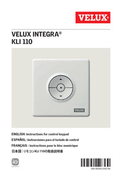 Velux integra KLI 110 integra Manual De Instrucciones