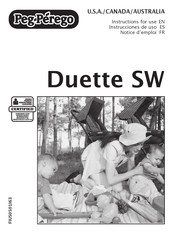 Peg-Perego Duette sw Instrucciones De Uso