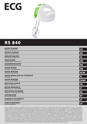 ECG RS 840 Manual De Instrucciones