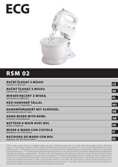 ECG RSM 02 Manual De Instrucciones