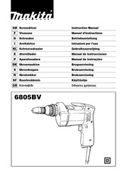 Makita 6805BV Manual De Instrucciones