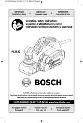 Bosch PL2632 Instrucciones De Funcionamiento