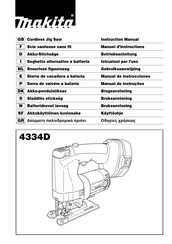 Makita 4334D Manual De Instrucciones